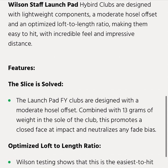 BRAND NEW wilson staff launch pad golf 5 hybrid - Picture 5 of 12